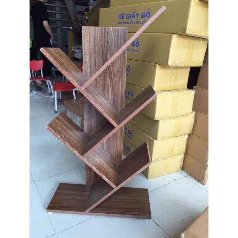 Giá kệ sách xương cá 5 tầng Chuyennoithat