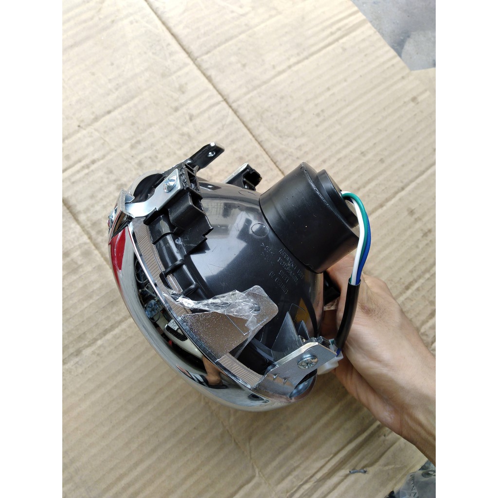 Pha đèn tròn xe cub cup đời mới