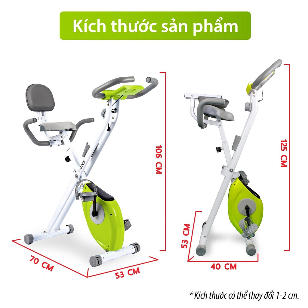 BG Xe đạp tập thể dục Exercise Bike YS04 Thái Lan ( GREEN)