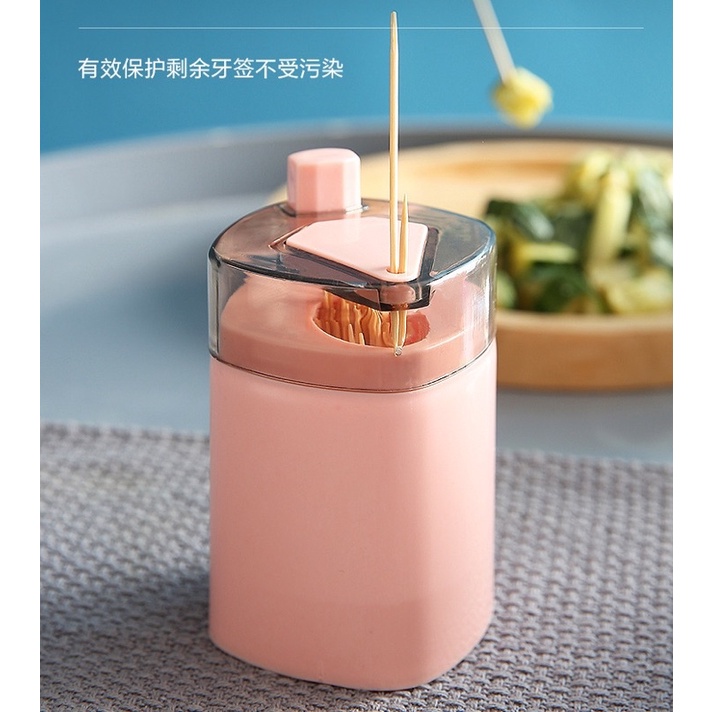 Lọ Tăm nhấn nút lấy tự động tiện ích