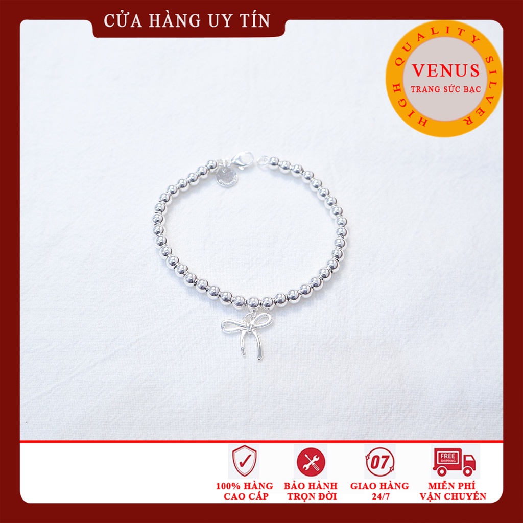 Lắc tay bi bạc tiff- Trang sức bạc Venus