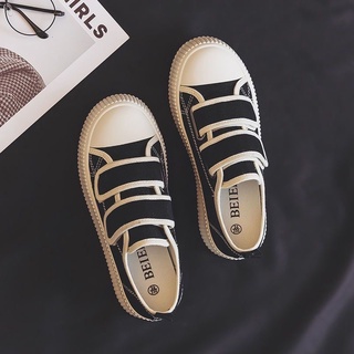 [Sẵn] GIÀY ĐẾ ĐỘN ĐEN VIỀN TRẮNG