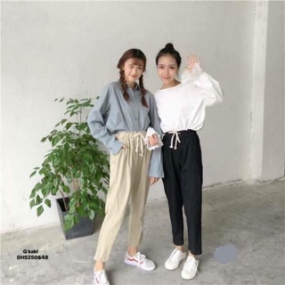 Quần baggy kaki cạp chun (DH)