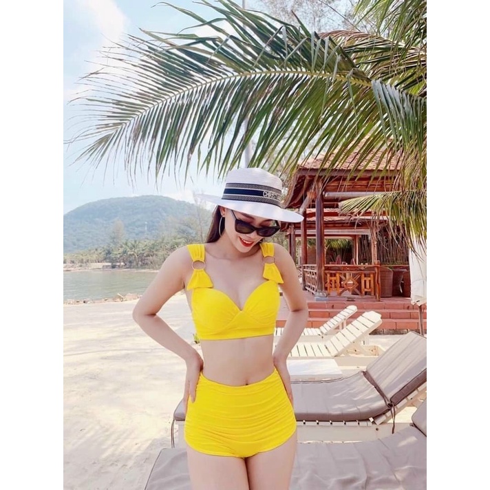 Bikini Nữ Hai Mảnh Cạp Cao Nhiều Màu Freesize Bin Sports BHV037