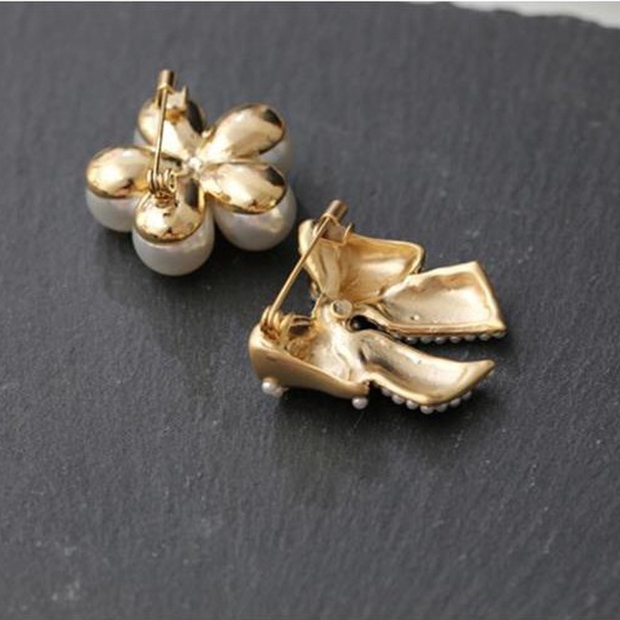 Trâm Cài Áo Hình Nơ Đính Ngọc Trai Thời Trang Hàn Quốc Cho Nữ