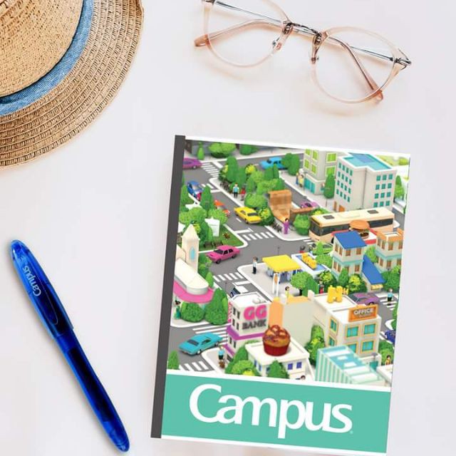 [sỉ ib] Combo 10 Cuốn vở 4 Ô Ly Campus 48 trang