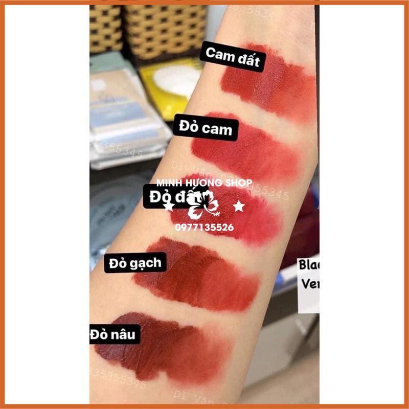 Son kem bản xanh HANDMADE màu đỏ đất
