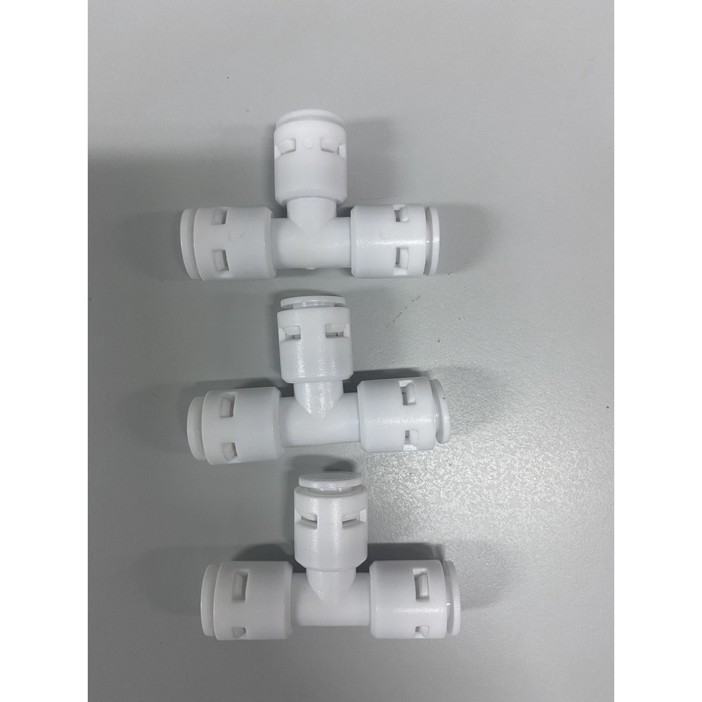 Cút chữ T Chia Nước 3 Đầu Nối Nhanh - Dùng cho dây phi 6mm