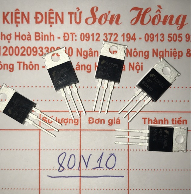 5 con Mosfet 80N10