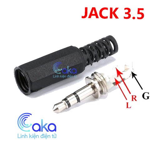 Jack Audio Đực 3.5 jack âm thanh