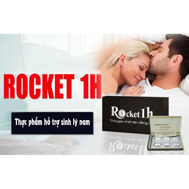 1 Vỉ 6 viên Rocket 1h - Hỗ trợ sức khỏe nam giới