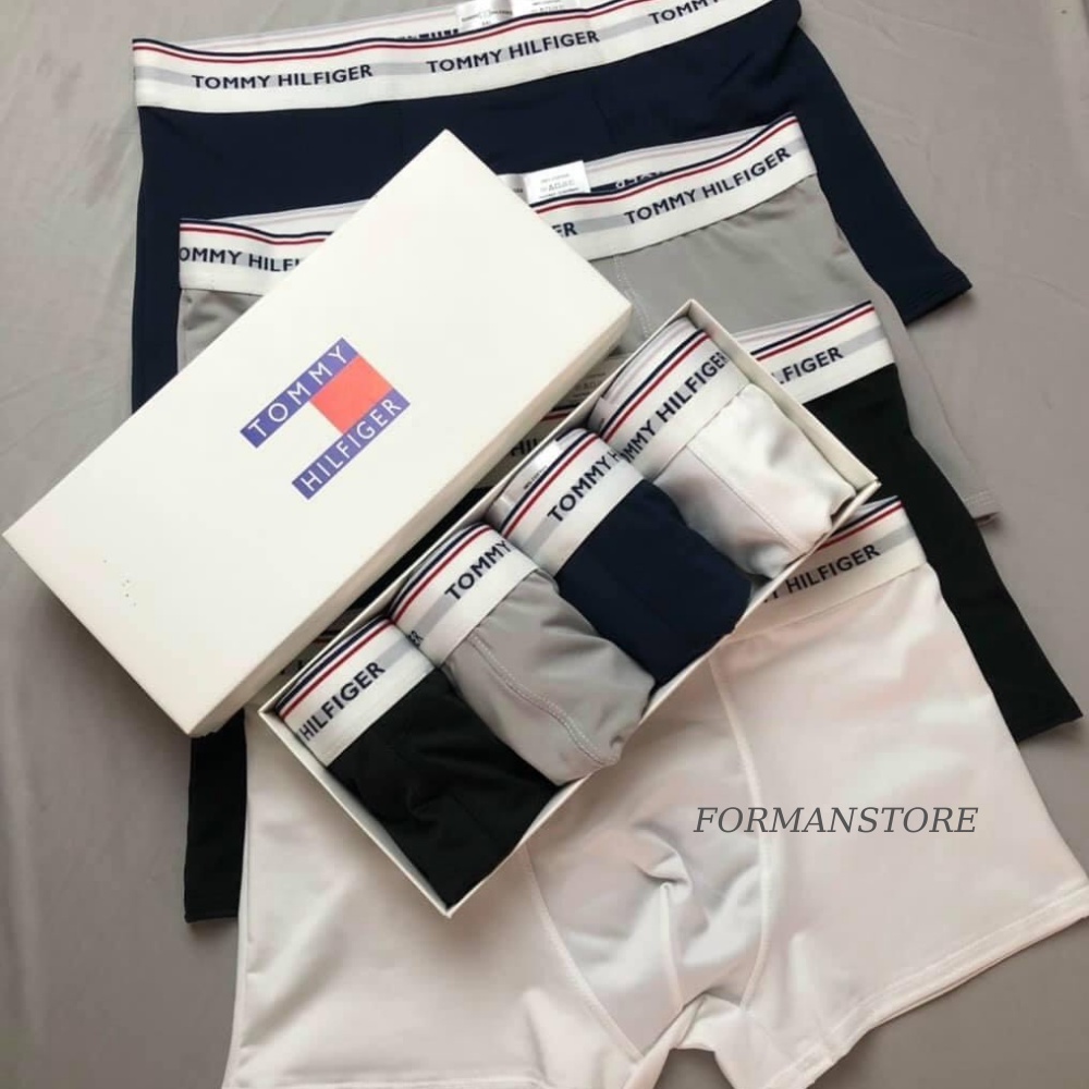 Quần Sịp đùi Nam Thun Lạnh Cao Cấp, Quần Boxer Thun Lạnh Co Dãn 4 Chiều T-M-Đ