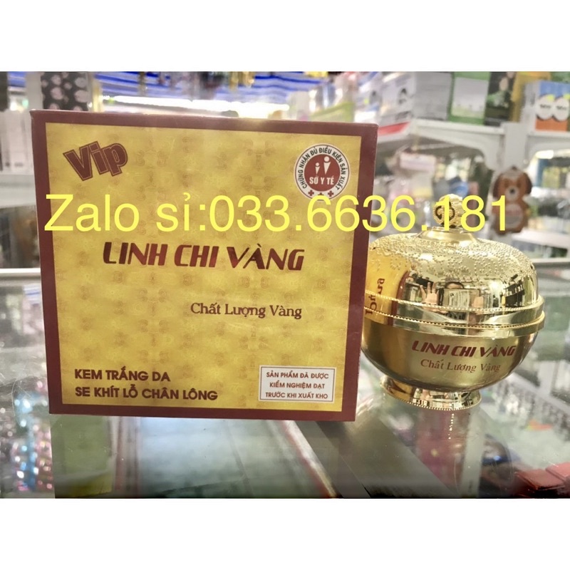 [ chính hãng 100%] kem linh chi vàng 6 tác dụng 35g