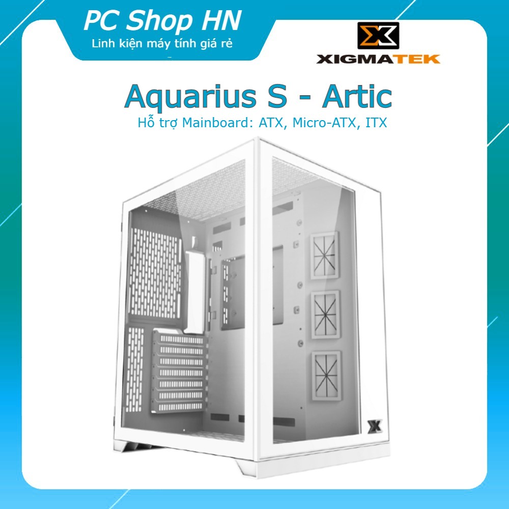 Vỏ máy tính XIGMATEK AQUARIUS S - ARTIC (EN46515)