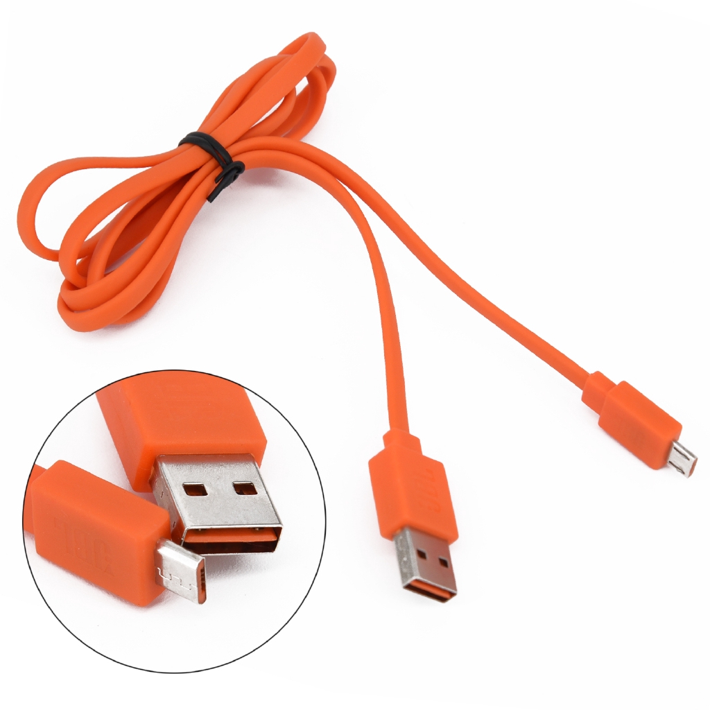 Micro USB Fast Charger Flat-Cable Cord for JBL Flip 3 4 Pulse 2 charge 1 2 3