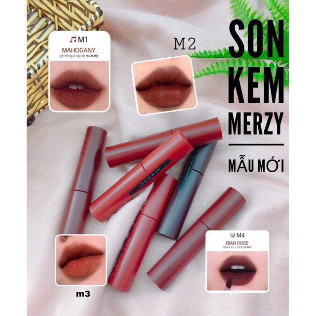 (Có sẵn) Son Kem Lì Merzy Dreamy Late Night Mellow Tint | Thế Giới Skin Care