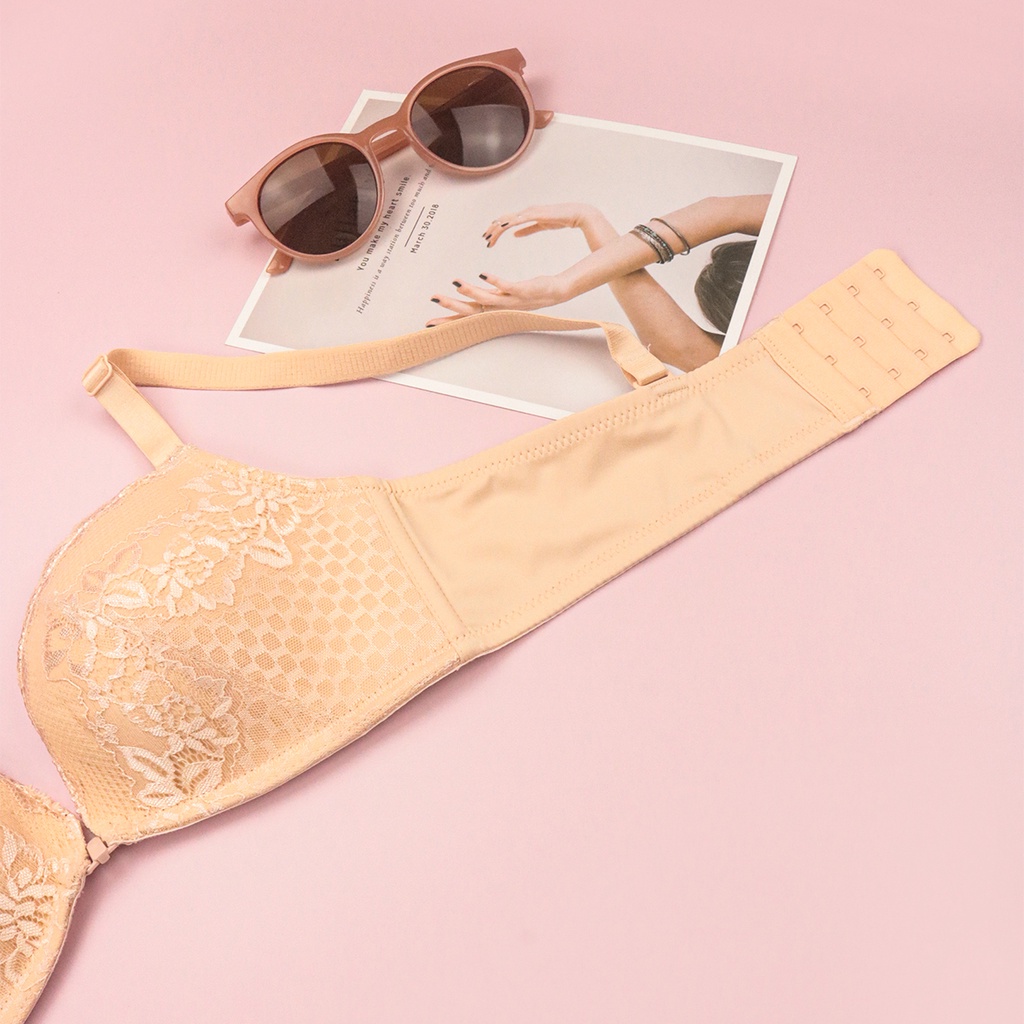 Áo Lót Nữ Cao Cấp Luperi SP839 Cài Trước Đẩy Ngực Quyến Rũ Chất Liệu Thấm Hút Tốt Chống Xù