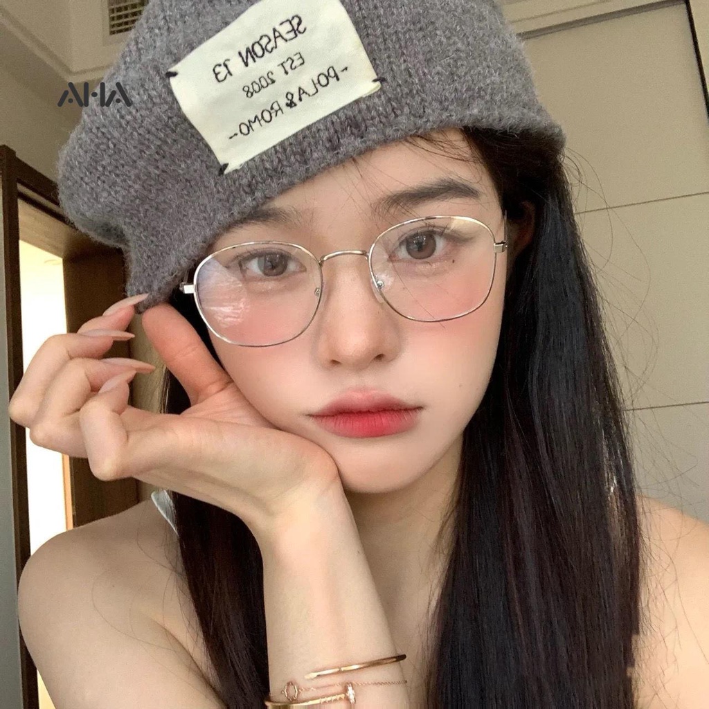 Mắt kính AHA official chống ánh sáng xanh lam thời trang Hàn Quốc dành cho nữ
