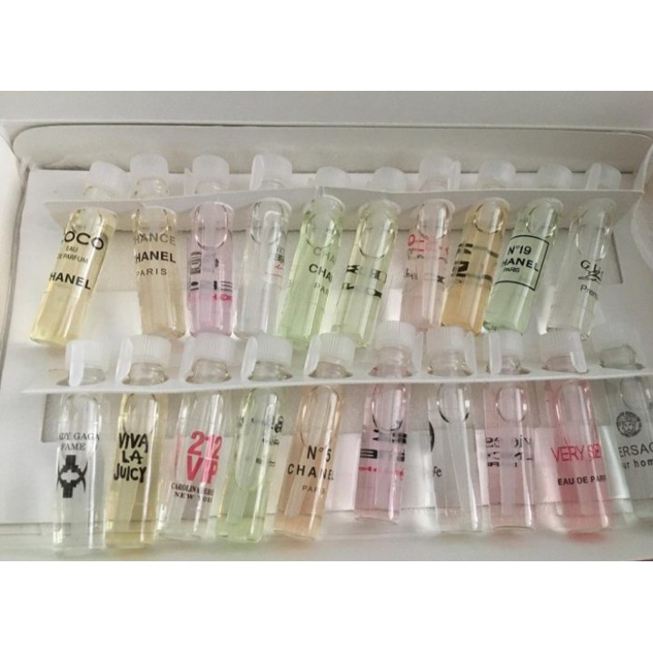 mua Bộ 20 chai mini tang 10 chai mini Nước hoa Dùng Thử 20 Mùi Rất Thơm | BigBuy360 - bigbuy360.vn