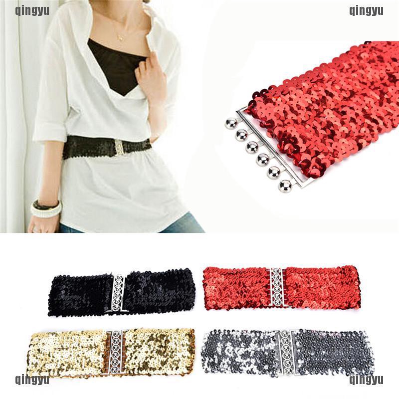 Thắt Lưng Co Dãn Đính Đinh Tán Thời Trang Cho Nữ