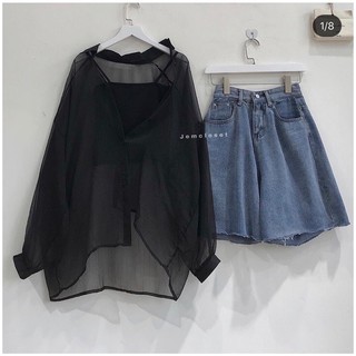 🌪set quần ngố + set sơ mi