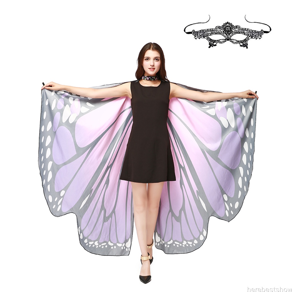 Mặt nạ hóa trang hình bướm bằng polyester thoải mái cho nữ
 | BigBuy360 - bigbuy360.vn