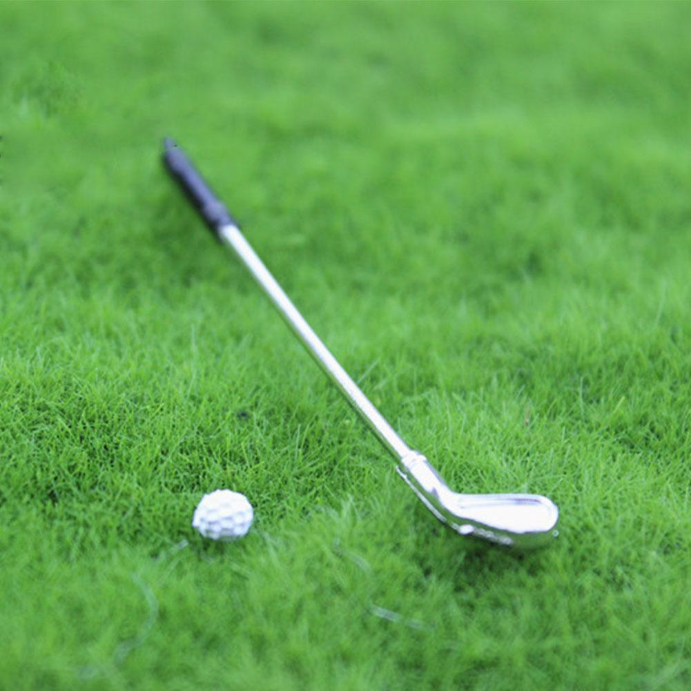 Mới Túi Đựng Gậy Đánh Golf Mini 1: 12 Kèm 3 Gậy Đánh Golf Cho Nhà Búp Bê S1E0