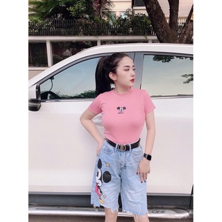 ÁO THUN THÁI NỮ TAY NGẮN CỔ TRÒN