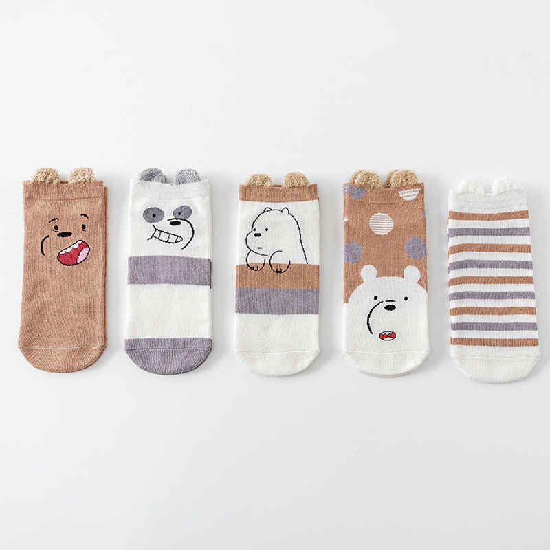 Vớ tất cổ ngắn gấu Pooh hoạt hình thú có tai