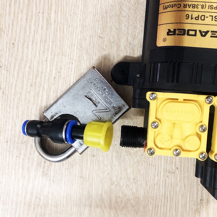 Bộ nối chuyển máy bơm đôi 12v ra dây 8