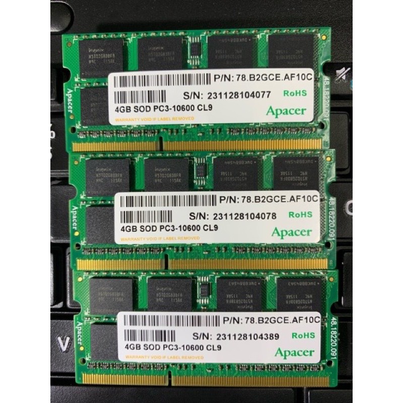 Ram Laptop, PC DDR3 2GB, 4GB bus 1066/1333/1600 (Hàng tháo máy Bảo Hành 12 tháng) | WebRaoVat - webraovat.net.vn