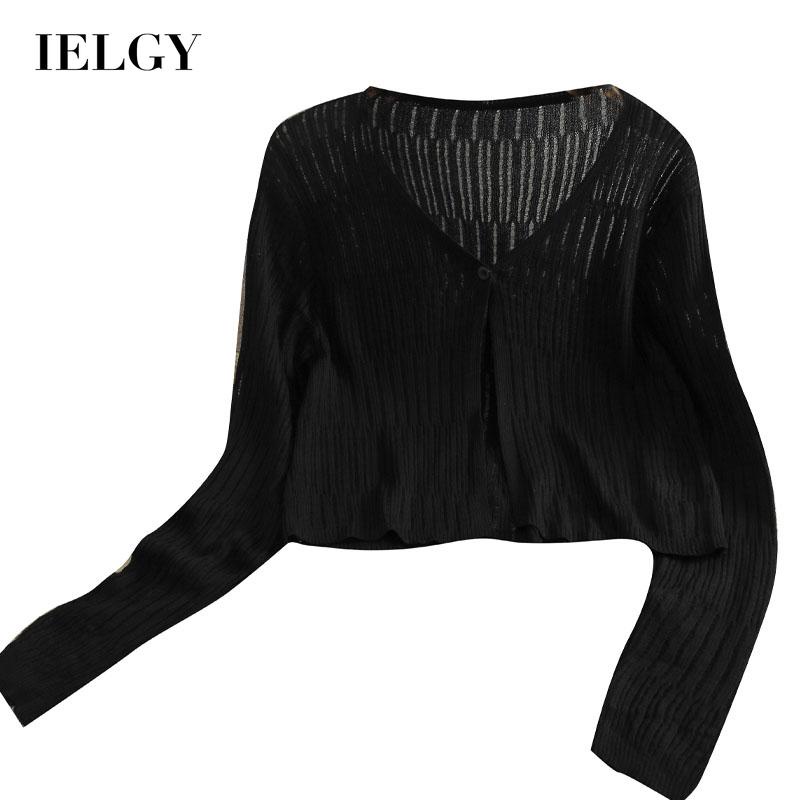 Áo IELGY tay ngắn mỏng nhìn thấu sành điệu cho nữ