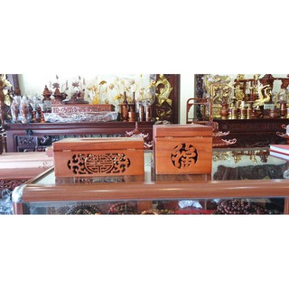 Hộp đựng khăn giấy (giấy ăn) gỗ