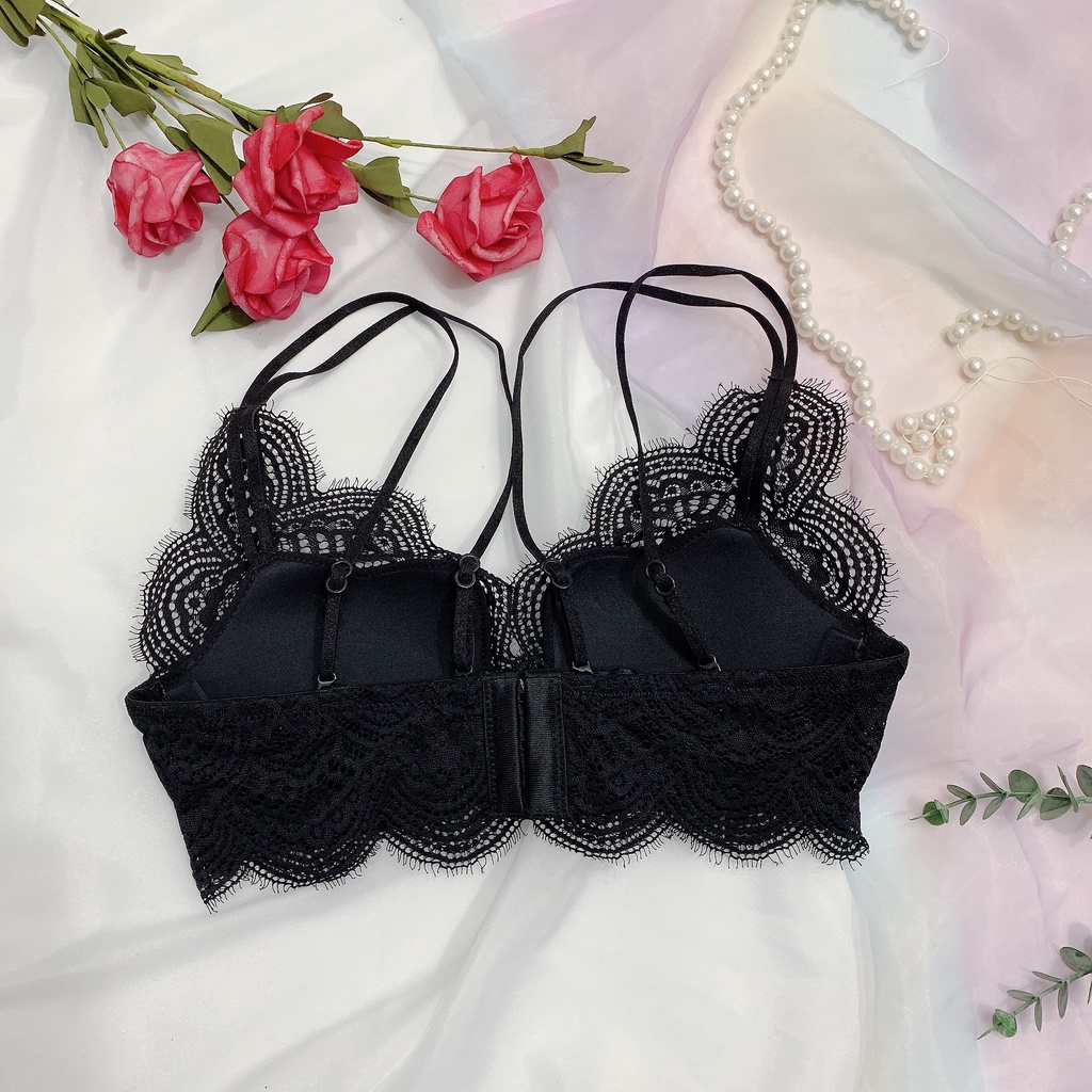 Áo ngực nữ không gọng dây mảnh mút vừa nâng ngực tạo khe