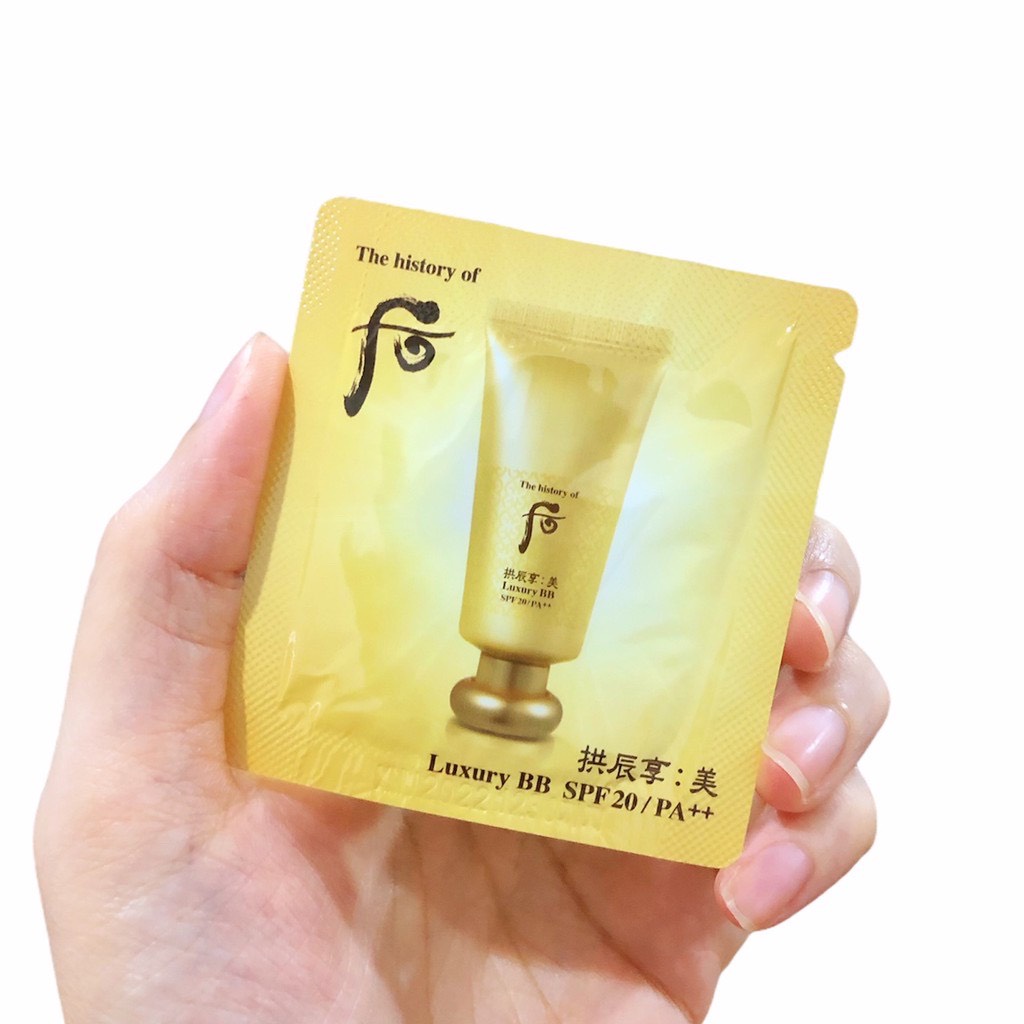 KEM_TRANG_ĐIỂM_DẠNG_GÓI_DÙNG_THỬ, WHOO MI LUXURY BB - BB Cearm ( Gói 1ml )