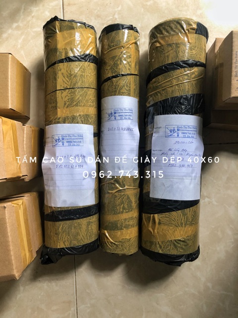 Tấm cao su dán đế giày