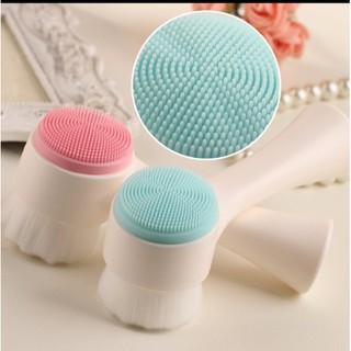 Cọ Rửa Mặt 2 Đầu Hàn Quốc siêu mềm mịn