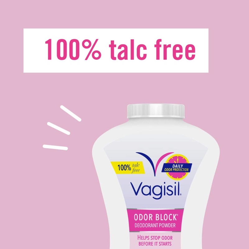 PHẤN RÔM CHO CÔ BÉ VAGISIL DEODORANT POWDER ODOR BLOCK