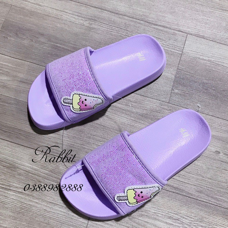 Dép tím cây kem - RABBITSHOP