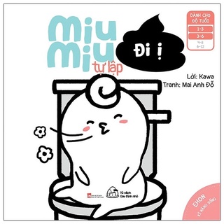 Sách - ehon kĩ năng sống - miu miu tự lập đi ị