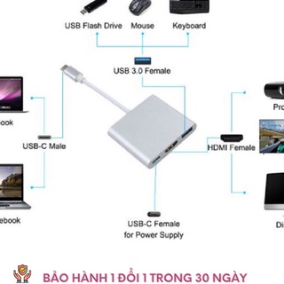[Samsung Dex] Hub Usb type C TO HDMI + USB + TYPE C 3 IN 1