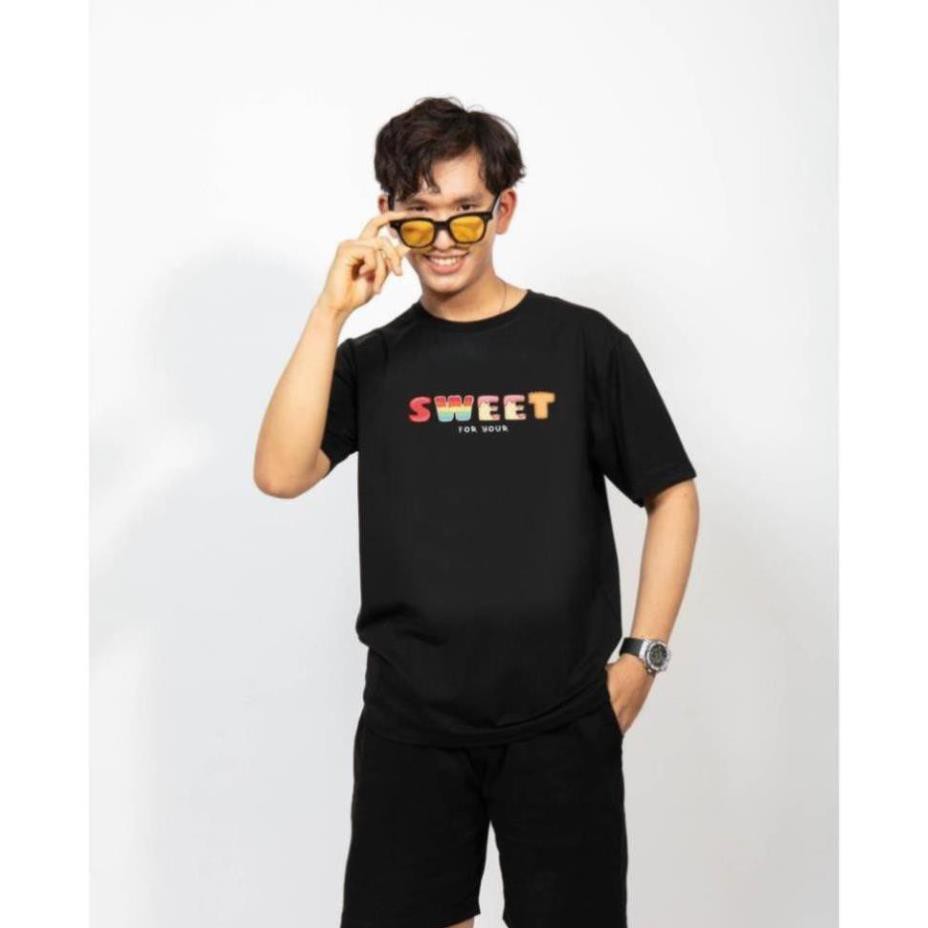 Áo thun nữ nam form rộng tay lỡ Phông Unisex 100% Cotton Chính Hãng Sweet Local Brand Mi Midori