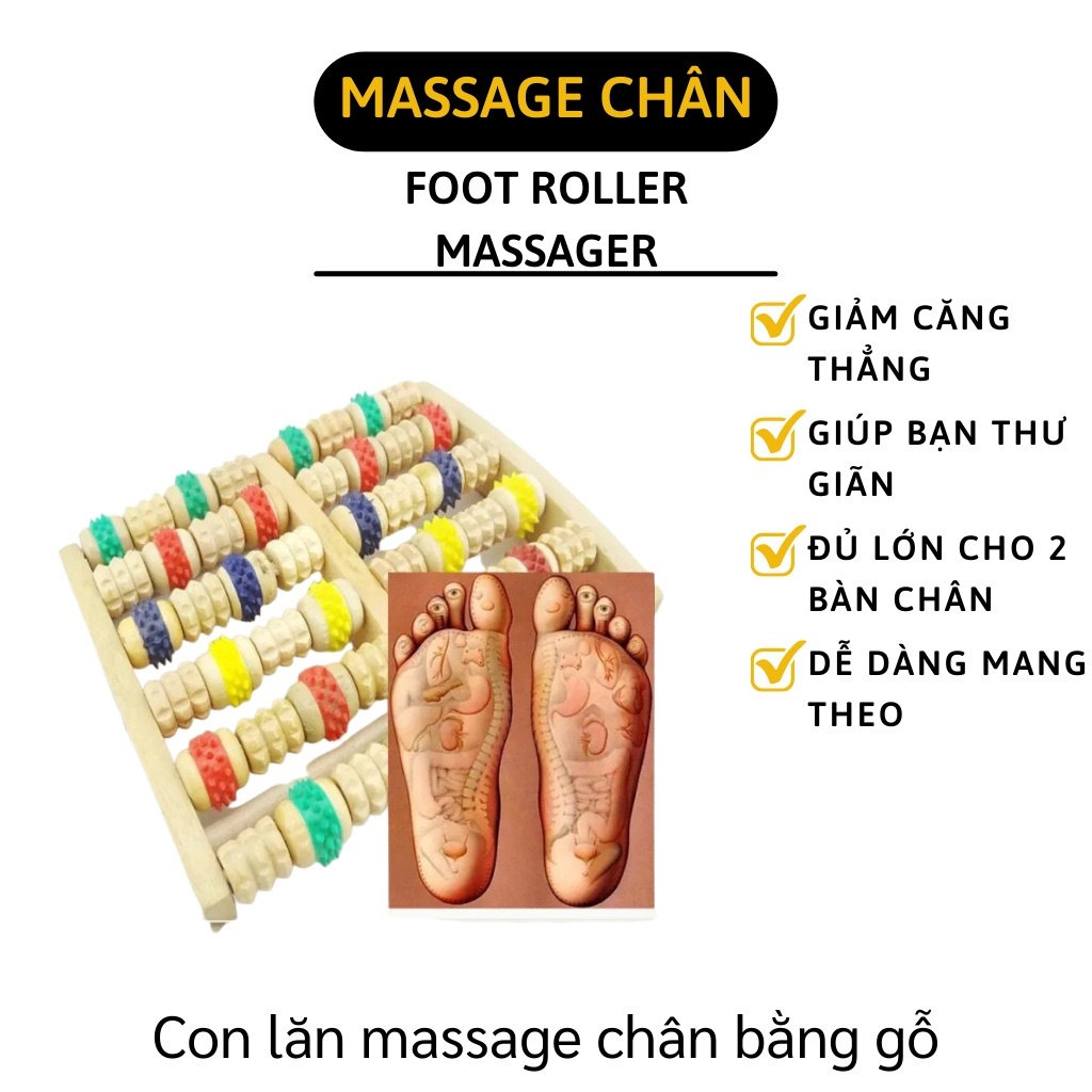 Dụng cụ massage chân 8 bàn (loại lớn )