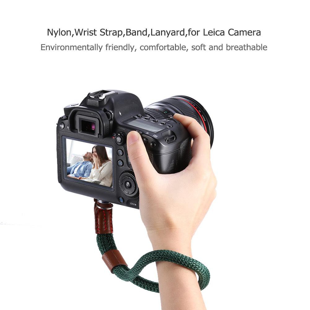 Dây đeo cổ tay bằng nylon dành cho camera kỹ thuật số SLR Leica