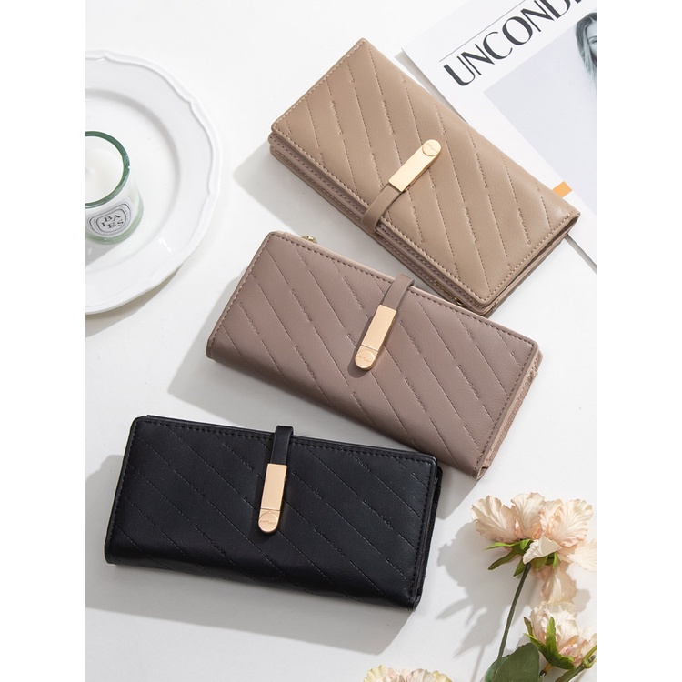 Ví Dài Nữ Thời Trang Có Dây Kéo