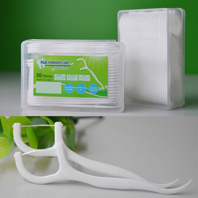 Set 50 Chỉ Nha Khoa Hình Chữ L Tiện Dụng Chất Lượng Cao