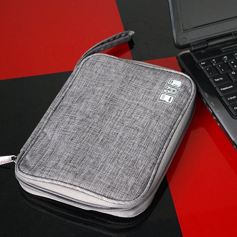 Set 2 túi đựng dây cáp củ sạc đồ điện tử kỹ thuật số áo ngực quần lót nhỏ gọn dành cho du lịch