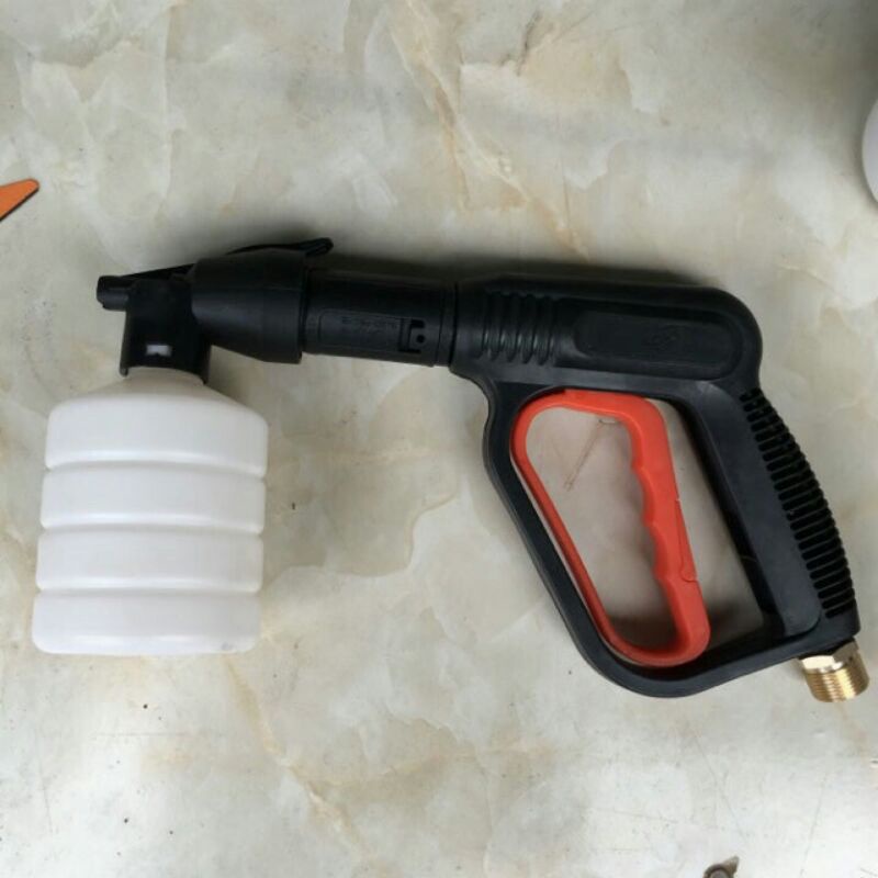 Bình Tạo Bọt Tuyết + Súng Rửa Xe Áp Lực Cao