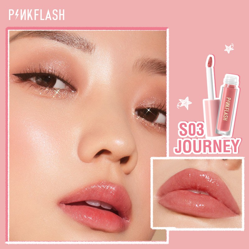 PINKFLASH Lip Gloss High Quality Moisturizing Shine and Shimmer For Sexy Lips 30g