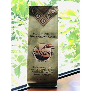 Cà phê rang mộc Mường Phăng nguyên chất 100% Arabica canh tác dưới tán rừng trồng và rừng tự nhiên, túi 200g.